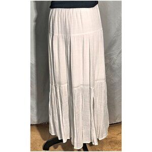 by & by Long White Skirt, Size XL